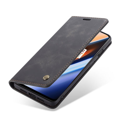 CaseMe-013 Multifunctional Horizontal Flip Leather Case with Card Slot & Holder for OnePlus 7(Black) by CaseMe