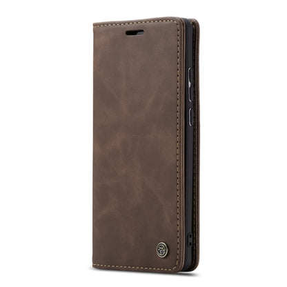 CaseMe-013 Multifunctional Horizontal Flip Leather Case with Card Slot & Holder for Huawei P20(Coffee) by CaseMe
