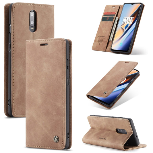 CaseMe-013 Multifunctional Horizontal Flip Leather Case with Card Slot & Holder for Huawei P20 Lite(Brown) by CaseMe