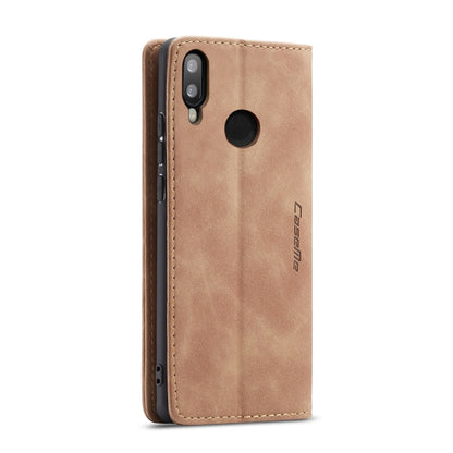 CaseMe-013 Multifunctional Horizontal Flip Leather Case with Card Slot & Holder for Huawei P20 Lite(Brown) by CaseMe