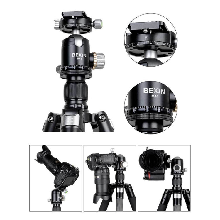 BEXIN W324C M44 Carbon Fiber Tripod Stable Shooting Camera for Video Point Dslr Camera by BEXIN
