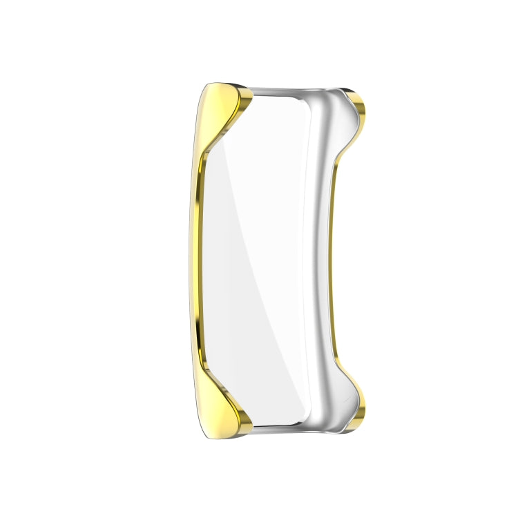 For Fitbit Inspire 2 Full Coverage PC Protective Case Cover(Gold) by bashfashion