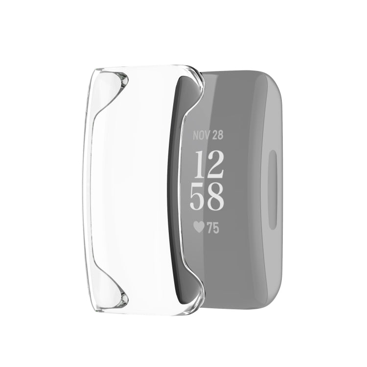 For Fitbit Inspire 2 Full Coverage PC Protective Case Cover(Transparent) by bashfashion