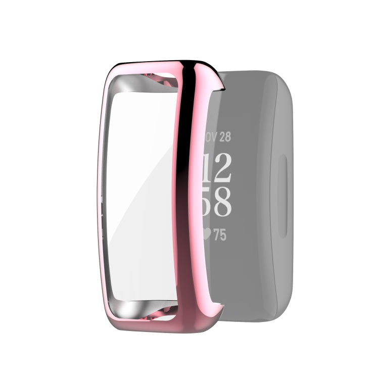 For Fitbit Inspire 2 Full Coverage TPU Protective Case Cover(Pink) by bashfashion
