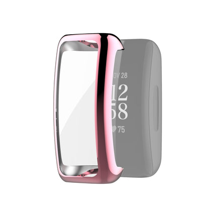 For Fitbit Inspire 2 Full Coverage TPU Protective Case Cover(Pink) by bashfashion