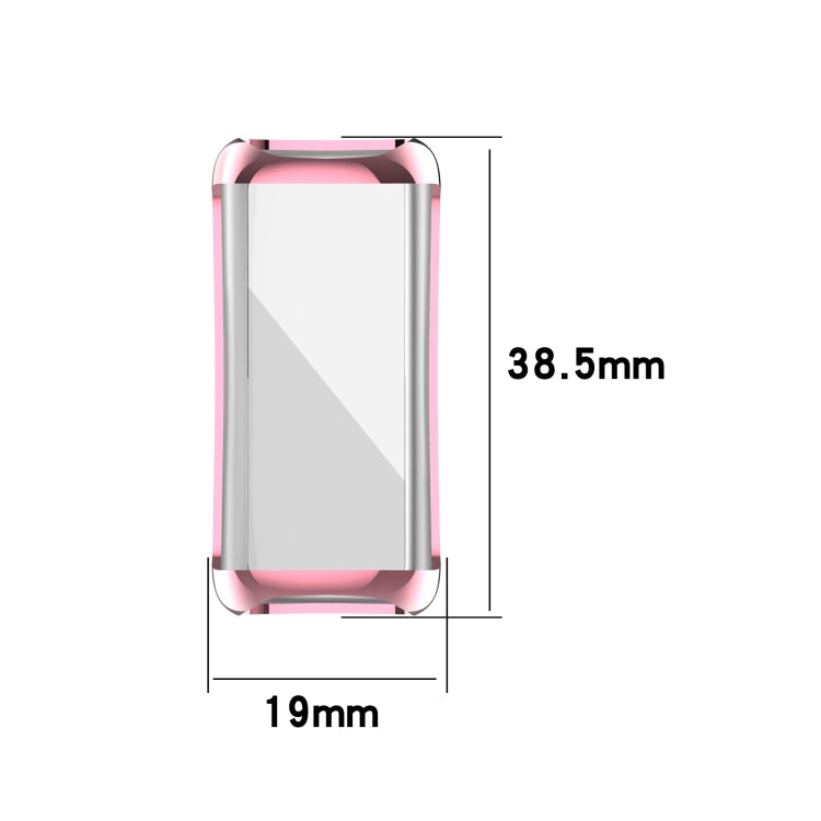 For Fitbit Inspire 2 Full Coverage TPU Protective Case Cover(Pink) by bashfashion