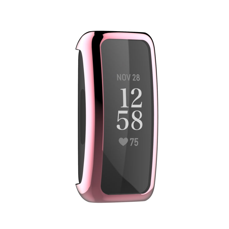 For Fitbit Inspire 2 Full Coverage TPU Protective Case Cover(Pink) by bashfashion