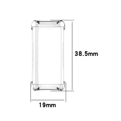 For Fitbit Inspire 2 Full Coverage TPU Protective Case Cover(Transparent) by bashfashion