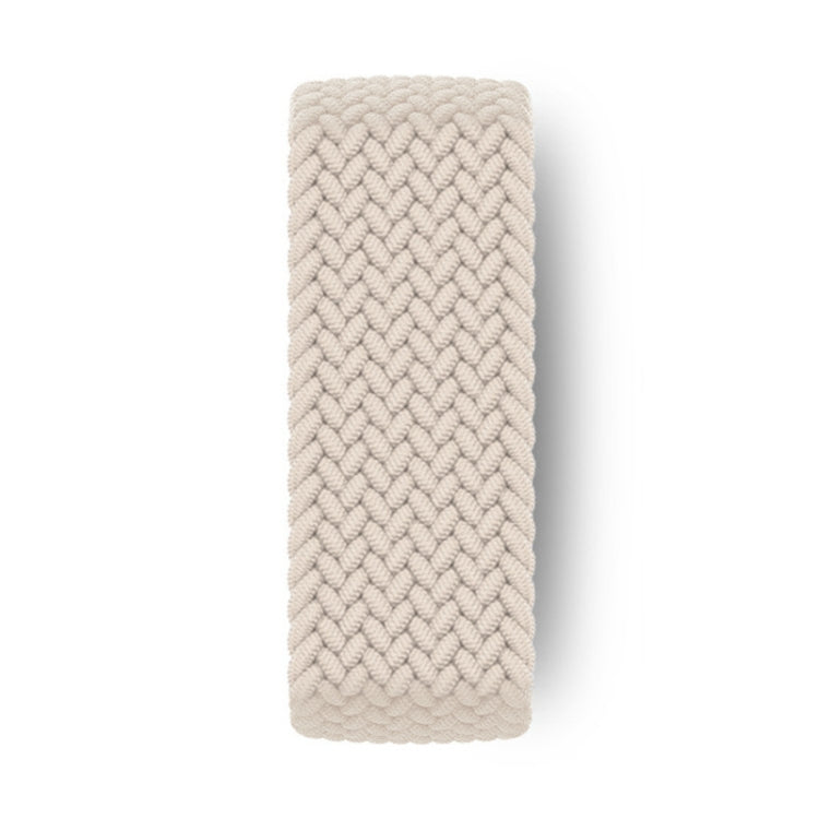 Nylon Single-turn Braided Watch Band For Apple Watch Series 9&8&7 41mm / SE 3&SE 2&6&SE&5&4 40mm / 3&2&1 38mm, Length:S 130mm (Starlight) by bashfashion