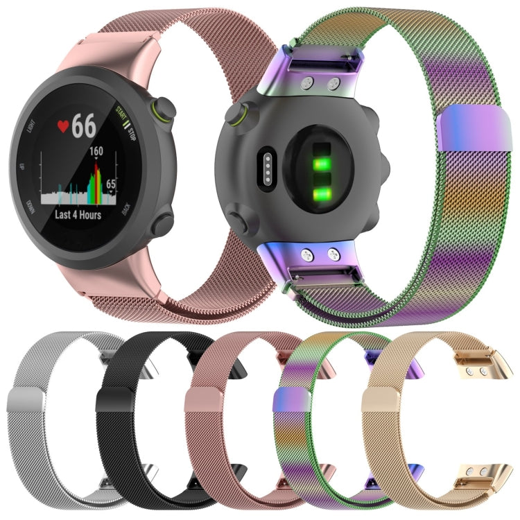 For Garmin Forerunner 45 / 45S / Swim 2 Milanese Watch Band(Silver) by bashfashion