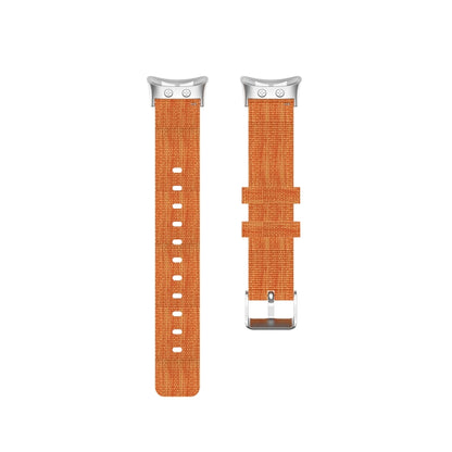 For Garmin Forerunner 45 / 45S / Swim 2 Universal Nylon Canvas Watch Band(Orange) by bashfashion