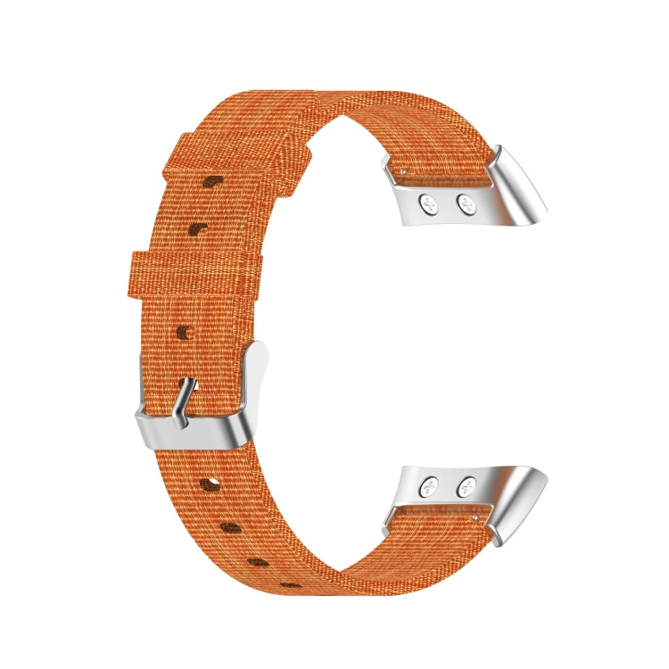 For Garmin Forerunner 45 / 45S / Swim 2 Universal Nylon Canvas Watch Band(Orange) by bashfashion