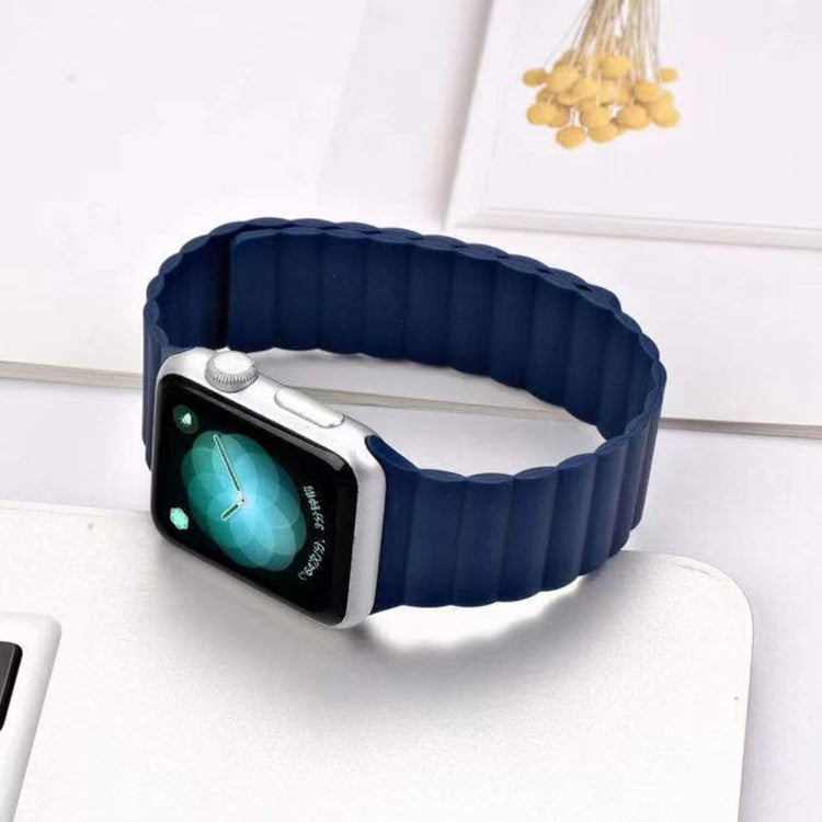 Magnetic Loop Watch Band For Apple Watch Series 9&8&7 41mm / SE 3&SE 2&6&SE&5&4 40mm / 3&2&1 38mm(Blue) by bashfashion