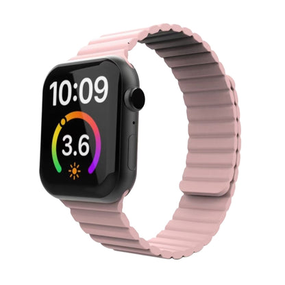 Magnetic Loop Watch Band For Apple Watch Ultra 49mm&Watch Ultra 2 49mm / Series 9&8&7 45mm / SE 3&SE 2&6&SE&5&4 44mm / 3&2&1 42mm(Pink) by bashfashion
