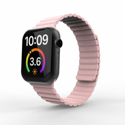 Magnetic Loop Watch Band For Apple Watch Ultra 49mm&Watch Ultra 2 49mm / Series 9&8&7 45mm / SE 3&SE 2&6&SE&5&4 44mm / 3&2&1 42mm(Pink) by bashfashion