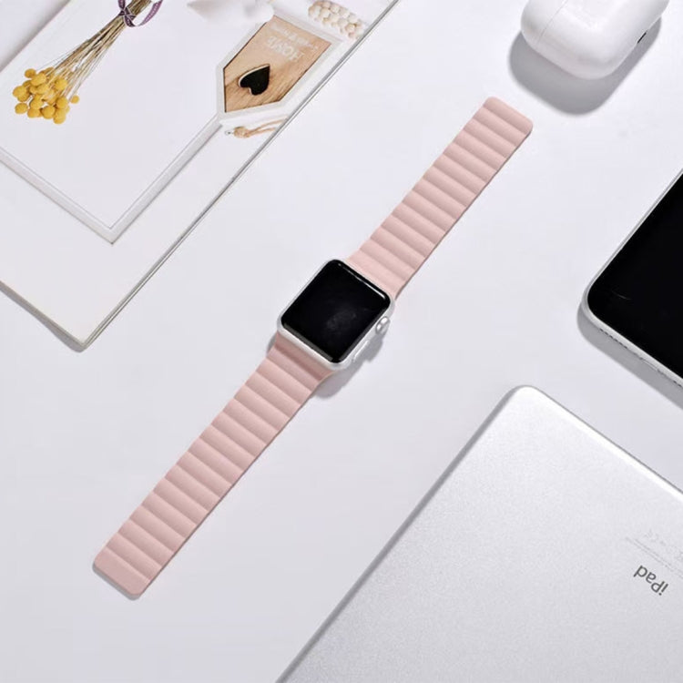 Magnetic Loop Watch Band For Apple Watch Ultra 49mm&Watch Ultra 2 49mm / Series 9&8&7 45mm / SE 3&SE 2&6&SE&5&4 44mm / 3&2&1 42mm(Pink) by bashfashion