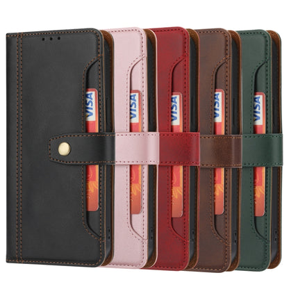 For Huawei P smart 2021 Calf Texture Double Fold Clasp Horizontal Flip Leather Case with Photo Frame & Holder & Card Slots & Wallet(Black) by idewei