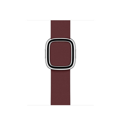 Modern Style Leather Watch Band For Apple Watch 42mm / 41mm / 40mm / 38mm(Coffee) by bashfashion