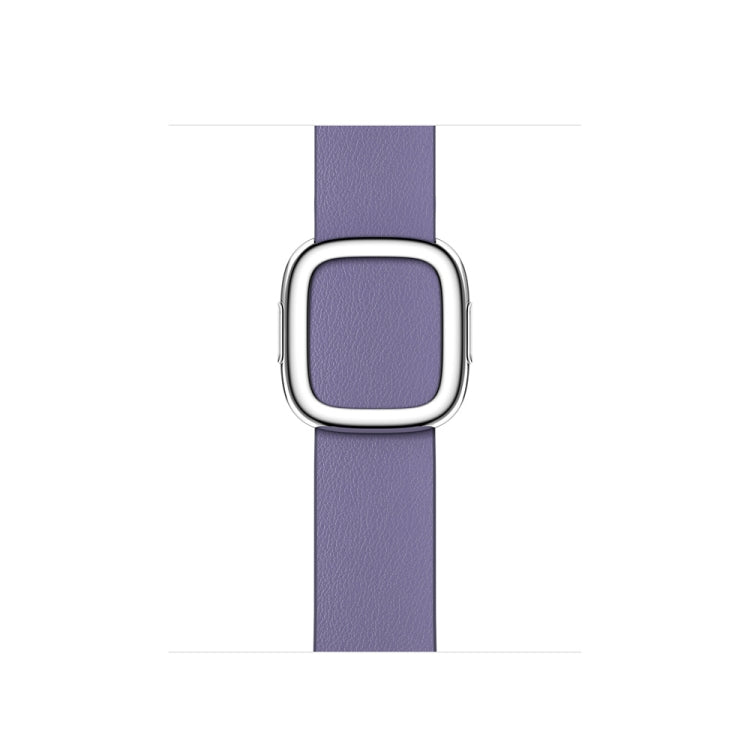 Modern Style Leather Watch Band For Apple Watch 42mm / 41mm / 40mm / 38mm(Purple) by bashfashion