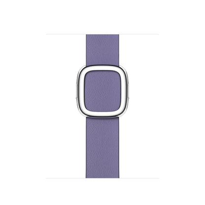 Modern Style Leather Watch Band For Apple Watch 42mm / 41mm / 40mm / 38mm(Purple) by bashfashion