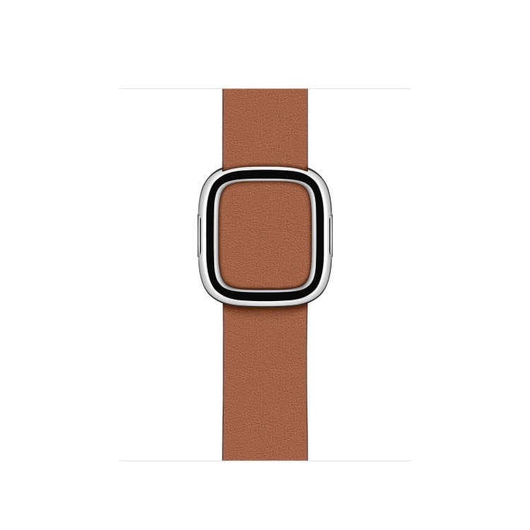 Modern Style Leather Watch Band For Apple Watch 49mm / 46mm / 45mm / 44mm / 42mm(Brown) by bashfashion