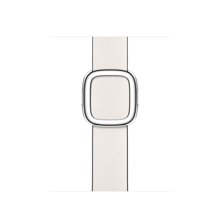 Modern Style Leather Watch Band For Apple Watch 49mm / 46mm / 45mm / 44mm / 42mm(Beige) by bashfashion