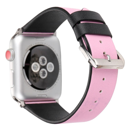 Love Series Leather Watch Band For Apple Watch Ultra 49mm&Watch Ultra 2 49mm / Series 9&8&7 45mm / SE 3&SE 2&6&SE&5&4 44mm / 3&2&1 42mm(Foundation Red Heart) by bashfashion