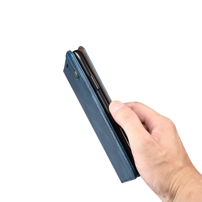 For iPhone 11 Pro Simple Wax Crazy Horse Texture Horizontal Flip Leather Case with Card Slots & Wallet (Navy Blue) by bashfashion