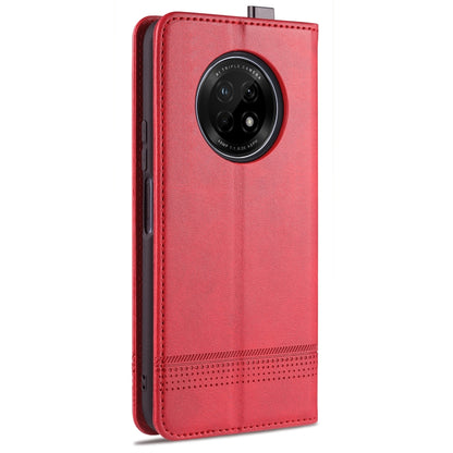 For Huawei Enjoy 20 Plus 5G AZNS Magnetic Calf Texture Horizontal Flip Leather Case with Card Slots & Holder & Wallet(Red) by AZNS