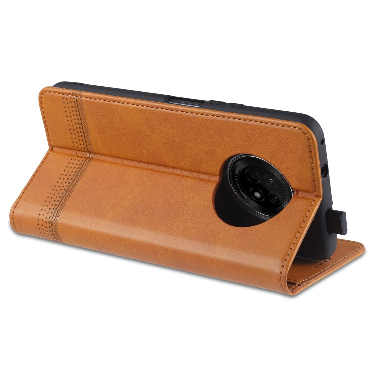 For Huawei Enjoy 20 Plus 5G AZNS Magnetic Calf Texture Horizontal Flip Leather Case with Card Slots & Holder & Wallet(Red) by AZNS