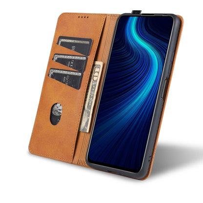 For Huawei Enjoy 20 Plus 5G AZNS Magnetic Calf Texture Horizontal Flip Leather Case with Card Slots & Holder & Wallet(Red) by AZNS