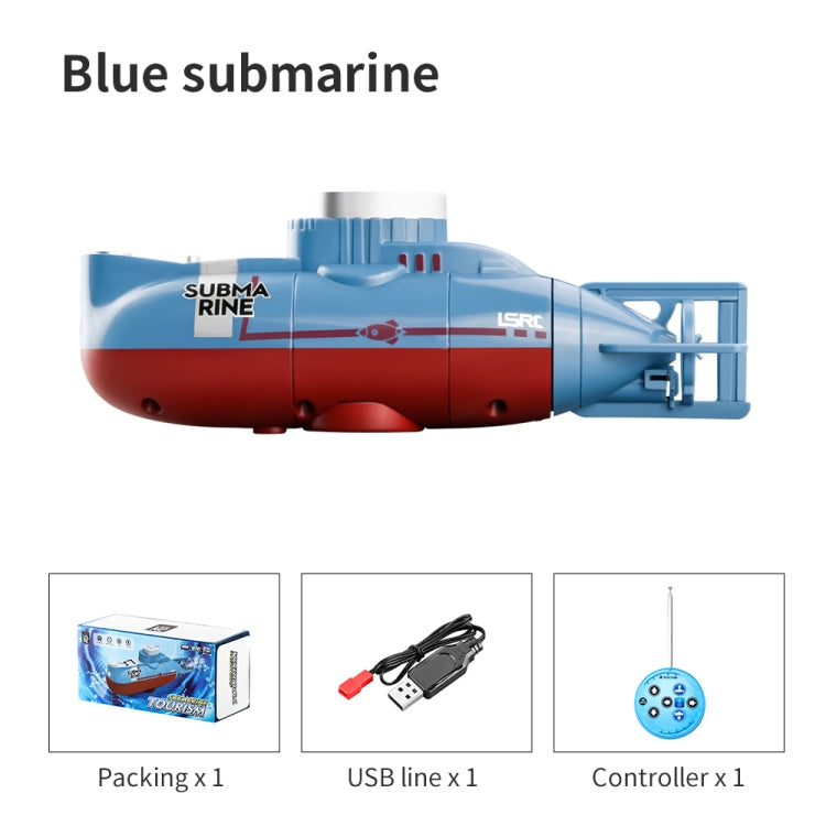 LSRC Mini USB Charging Remote Control Submarine Children Toy(Blue) by bashfashion