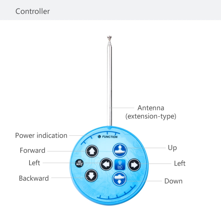 LSRC Mini USB Charging Remote Control Submarine Children Toy(Blue) by bashfashion