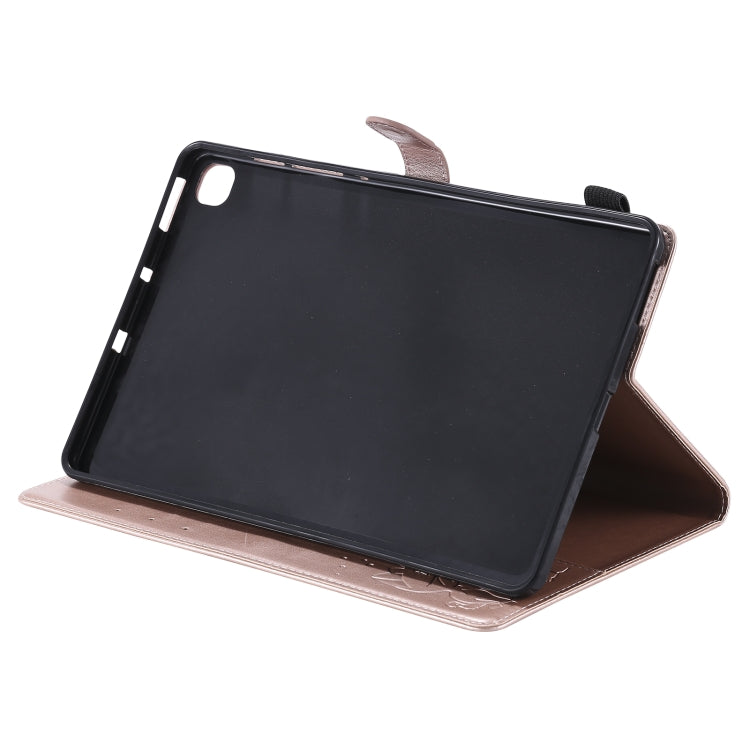 For Samsung Galaxy S6 Lite P610 Cat Bee Embossing Pattern Shockproof Table PC Protective Horizontal Flip Leather Case with Holder & Card Slots & Wallet & Pen Slot & Wake-up / Sleep Function(Rose Gold) by bashfashion