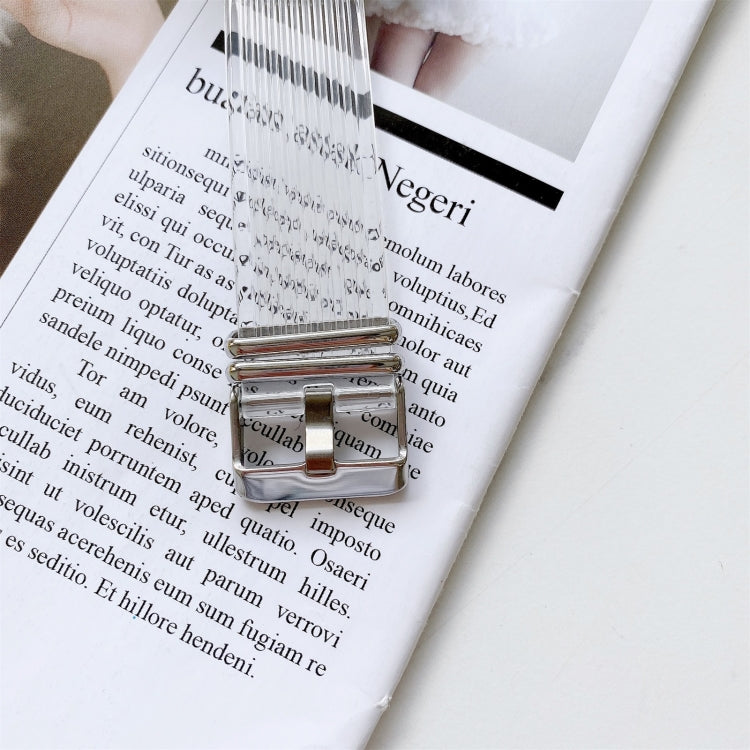 Candy Color Transparent TPU Watch Band For Apple Watch Series 7 45mm / & 6 & SE & 5 & 4 44mm(Brown) by bashfashion