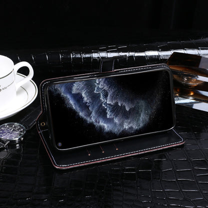 For Cubot C30 idewei Crocodile Texture Horizontal Flip Leather Case with Holder & Card Slots & Wallet(Black) by idewei