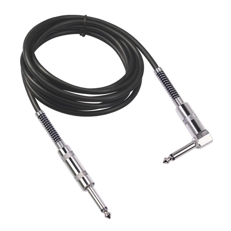 TC048SL 6.35mm Plug Straight to Elbow Electric Guitar Audio Cable, Cable Length:6m by bashfashion