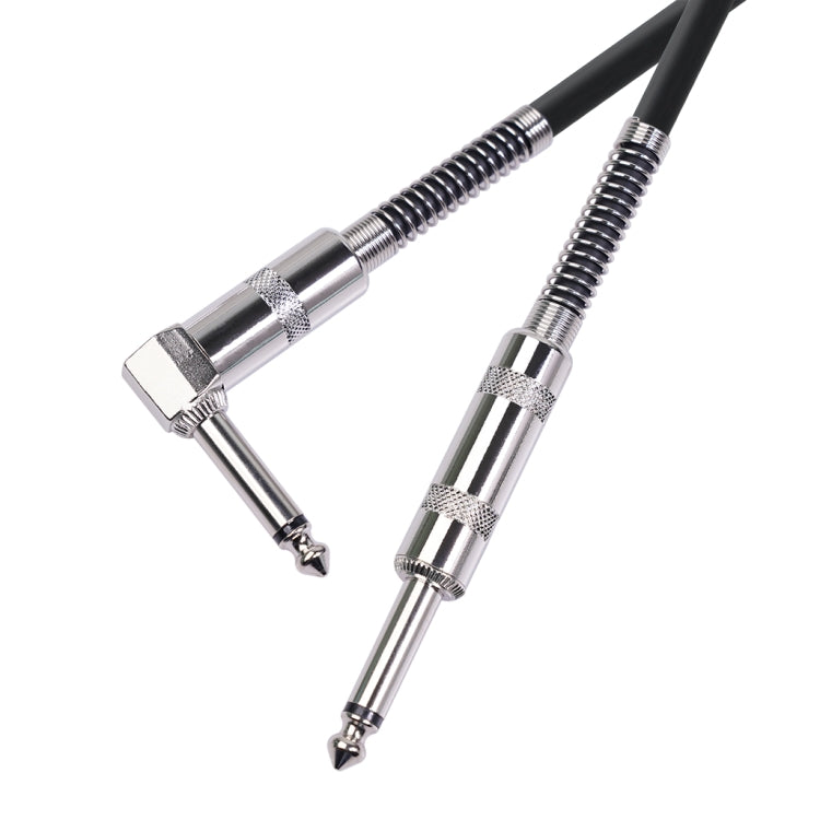 TC048SL 6.35mm Plug Straight to Elbow Electric Guitar Audio Cable, Cable Length:6m by bashfashion