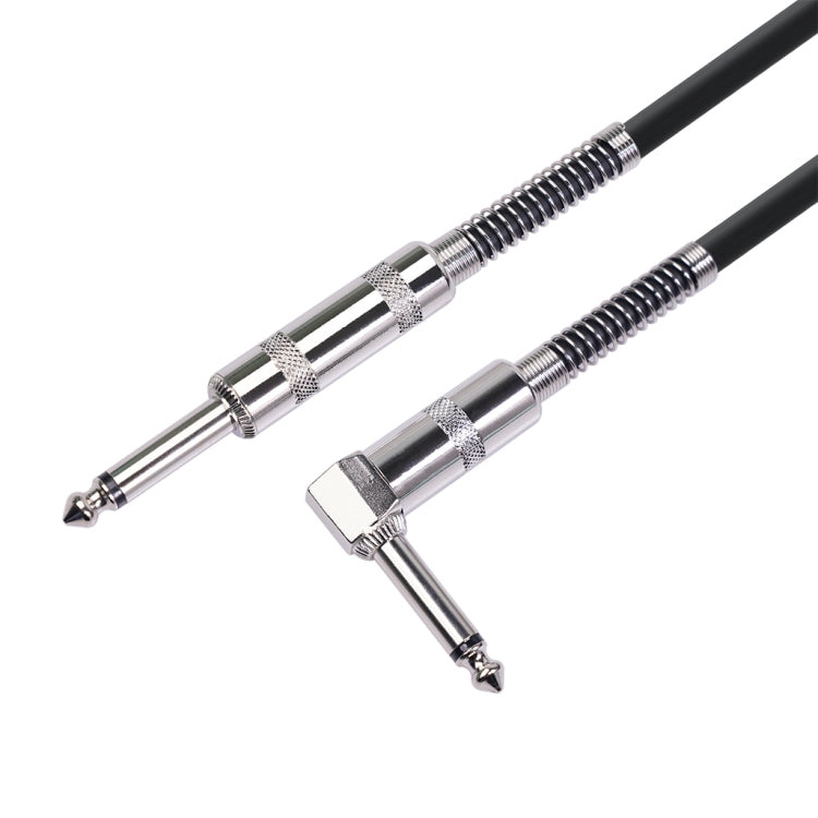 TC048SL 6.35mm Plug Straight to Elbow Electric Guitar Audio Cable, Cable Length:6m by bashfashion