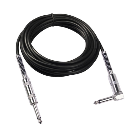 TC048SL 6.35mm Plug Straight to Elbow Electric Guitar Audio Cable, Cable Length:10m by bashfashion