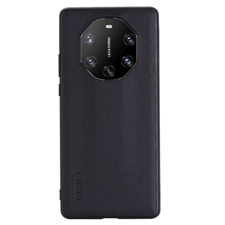 For Huawei Mate 40 RS GEBEI Full-coverage Shockproof Leather Protective Case(Black) by GEBEI