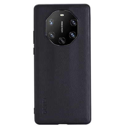 For Huawei Mate 40 RS GEBEI Full-coverage Shockproof Leather Protective Case(Black) by GEBEI