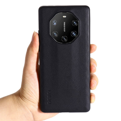 For Huawei Mate 40 RS GEBEI Full-coverage Shockproof Leather Protective Case(Black) by GEBEI