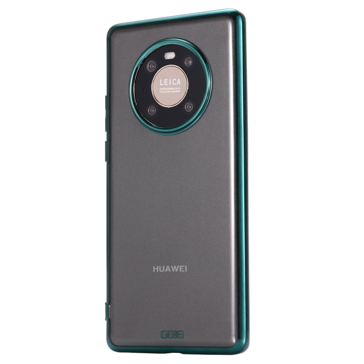 For Huawei Mate 40 Pro GEBEI Shockproof Plating PC Protective Case(Green) by GEBEI