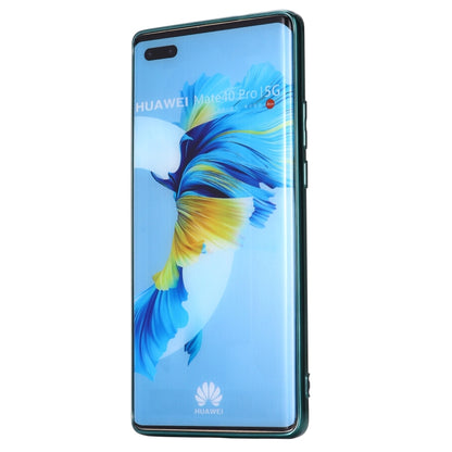 For Huawei Mate 40 Pro GEBEI Shockproof Plating PC Protective Case(Green) by GEBEI