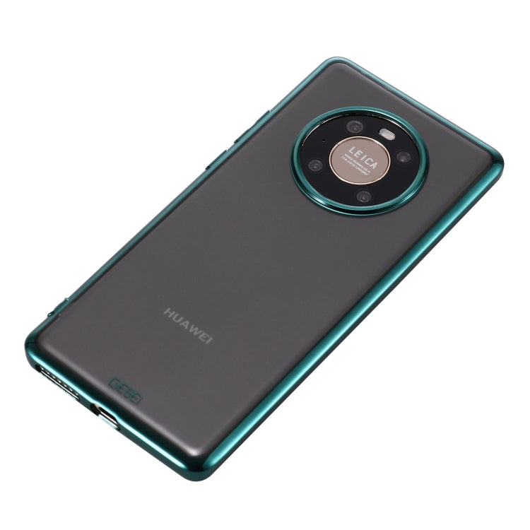For Huawei Mate 40 Pro GEBEI Shockproof Plating PC Protective Case(Green) by GEBEI