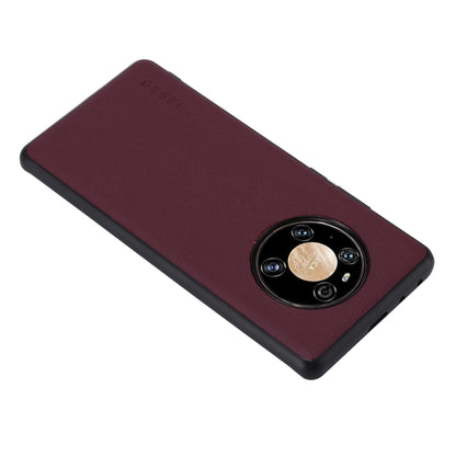 For Huawei Mate 40 Pro GEBEI Full-coverage Shockproof Leather Protective Case(Red) by GEBEI