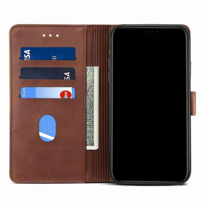 For Huawei P smart 2021 GUSSIM Business Style Horizontal Flip Leather Case with Holder & Card Slots & Wallet(Brown) by GUSSIM