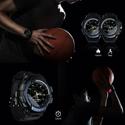 Lokmat MK28 1.4 inch FSTN Screen IP68 Waterproof Smart Watch, Support Information Reminder / Remote Camera / Sport Record(Blue) by Lokmat