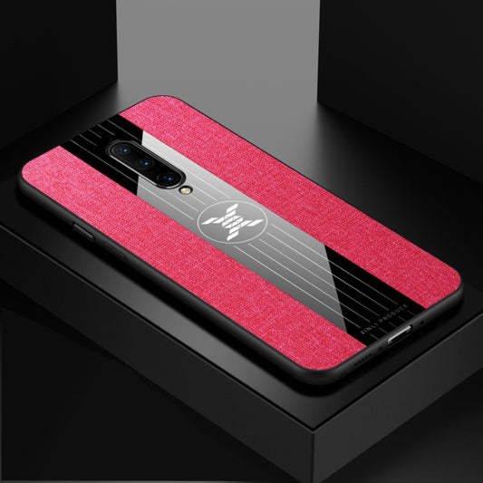 For OnePlus 7 Pro XINLI Stitching Cloth Texture Shockproof TPU Protective Case(Red) by XINLI